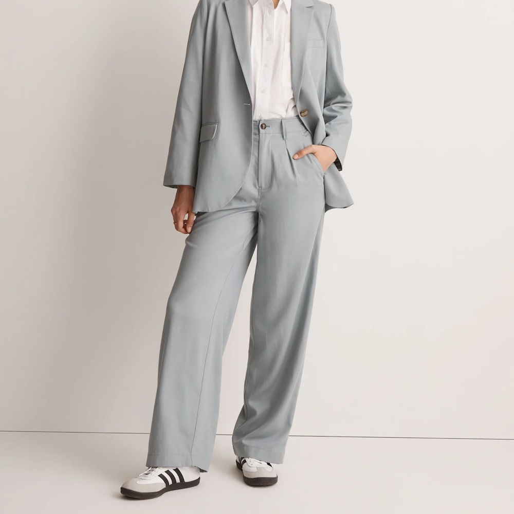 Madewell Neale Straight-Leg Pant in Drapeweave